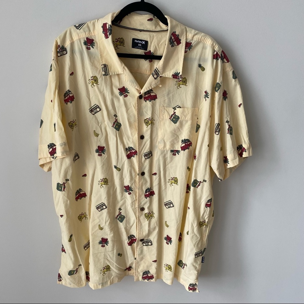 Hurley XXL Button Down Shirt